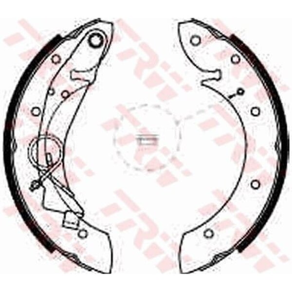 TRW GS8635 Bremsbackensatz