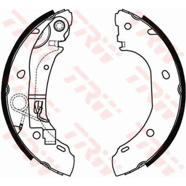 TRW GS8472 Bremsbackensatz