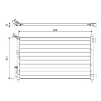 VALEO 817836 Kondensator, Klimaanlage