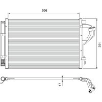 VALEO 814394 Kondensator, Klimaanlage