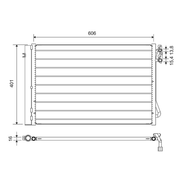 VALEO 812720 Kondensator, Klimaanlage