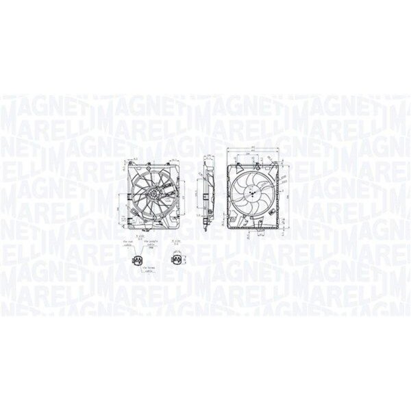 MAGNETI MARELLI 069422849010 Lüfter, Motorkühlung
