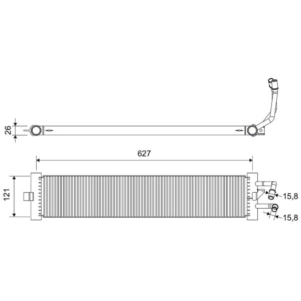 VALEO 701461 Kühler, Motorkühlung