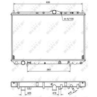 NRF 509517 Kühler, Motorkühlung