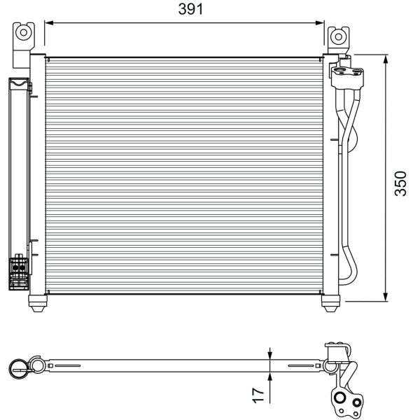 VALEO 814299 Kondensator, Klimaanlage