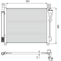 VALEO 814299 Kondensator, Klimaanlage