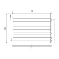 VALEO 822636 Kondensator, Klimaanlage