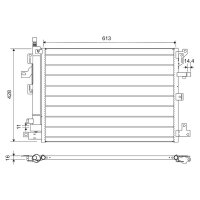 VALEO 814013 Kondensator, Klimaanlage