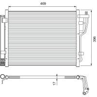 VALEO 814070 Kondensator, Klimaanlage