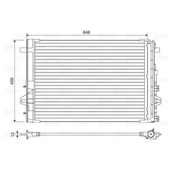VALEO 814035 Kondensator, Klimaanlage