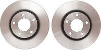 Bremsscheibe TRW DF4384 Vorderachse 278mm belüftet 5-Loch
