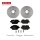 JURID Bremsscheiben Ø296 mm + Bremsbeläge hinten für BMW 3 E90 318 i 2005-2007