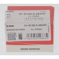 GLYCO 01-5120 0.25MM Pleuellagerschale