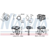 NISSENS 98597 AGR-Ventil
