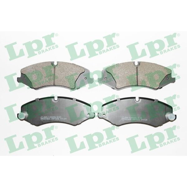 LPR 05P1616 Bremsbelagsatz, Scheibenbremse