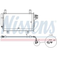 NISSENS 940327 Kondensator, Klimaanlage
