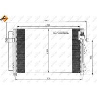 NRF 35630 Kondensator, Klimaanlage