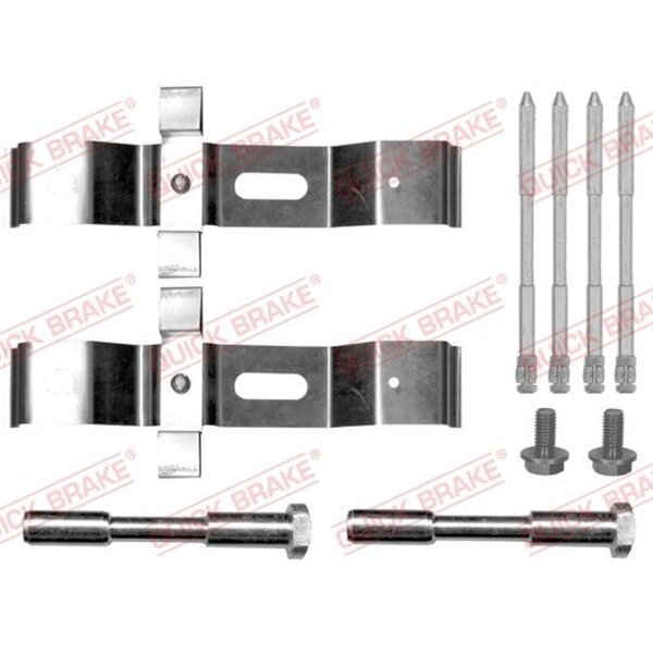 QUICK BRAKE 109-0072 Zubehörsatz, Scheibenbremsbelag