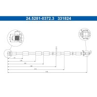 ATE 24.5281-0372.3 Bremsschlauch