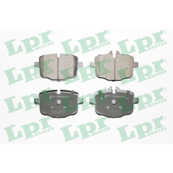 LPR 05P1631 Bremsbelagsatz, Scheibenbremse
