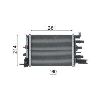 MAHLE CR 2632 000P Kühler, Motorkühlung