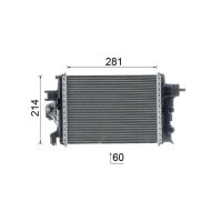 MAHLE CR 2634 000P Kühler, Motorkühlung