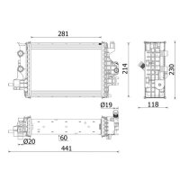 MAHLE CR 2634 000P Kühler, Motorkühlung