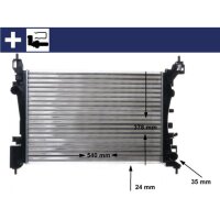 MAHLE CR 1182 000S Kühler, Motorkühlung