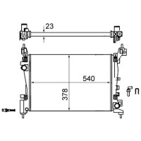 MAHLE CR 1182 000S Kühler, Motorkühlung