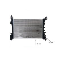 MAHLE CR 1182 000S Kühler, Motorkühlung
