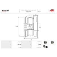 AS-PL AFP0029 Generatorfreilauf