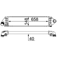 MAHLE CI 394 000S Ladeluftkühler