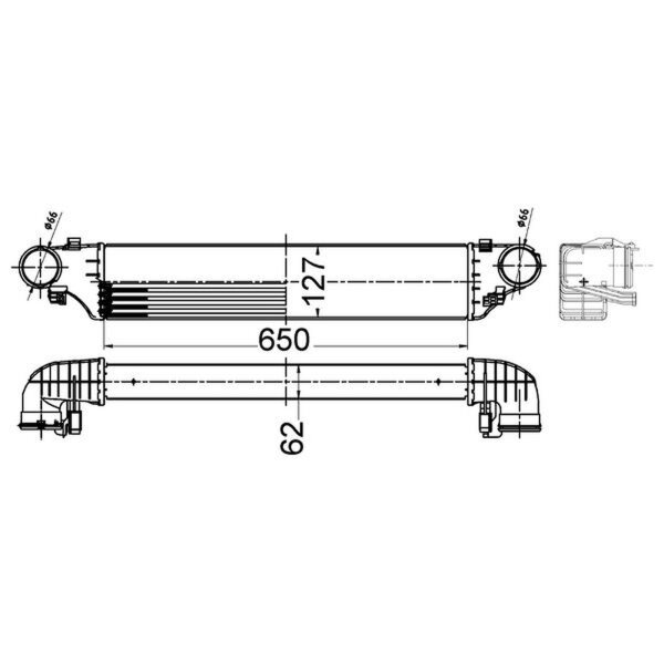 MAHLE CI 505 000S Ladeluftkühler