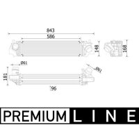 MAHLE CI 617 000P Ladeluftkühler
