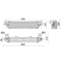 MAHLE CI 660 000P Ladeluftkühler