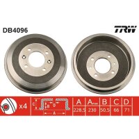 TRW DB4096 Bremstrommel