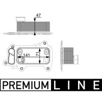 MAHLE CLC 79 000P Ölkühler, Motoröl
