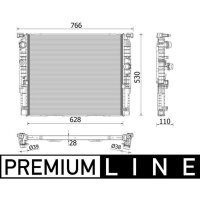 MAHLE CR 2215 000P Kühler, Motorkühlung