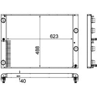 MAHLE CR 1158 000P Kühler, Motorkühlung