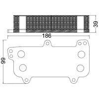 MAHLE CLC 187 000S Ölkühler, Motoröl