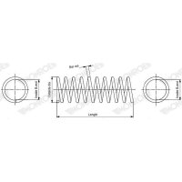MONROE SP5018 Fahrwerksfeder