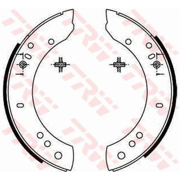 TRW GS6082 Bremsbackensatz