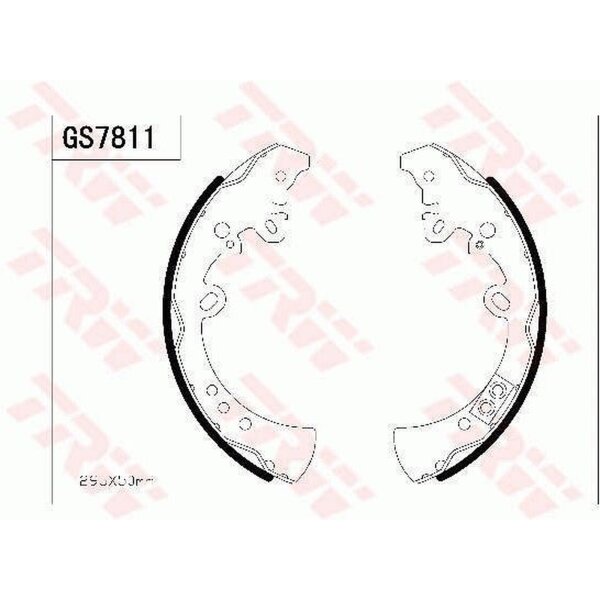 TRW GS7811 Bremsbackensatz