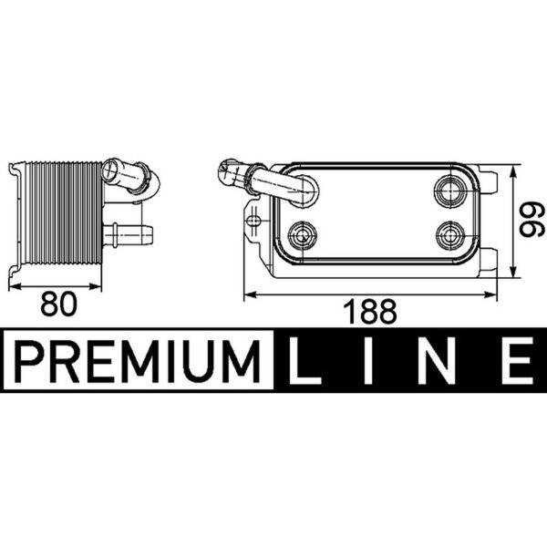 MAHLE CLC 72 000P Ölkühler, Automatikgetriebe