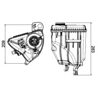 MAHLE CRT 3 000S Ausgleichsbehälter, Kühlmittel