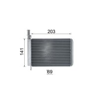 MAHLE CI 642 000P Ladeluftkühler
