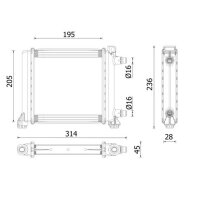 MAHLE CR 2642 000P Kühler, Motorkühlung