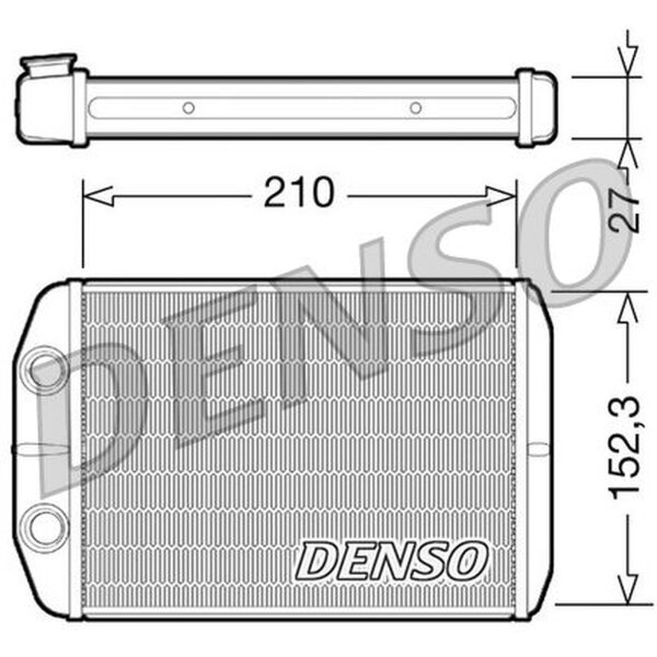 DENSO DRR09073 Wärmetauscher, Innenraumheizung