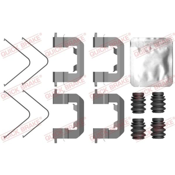 QUICK BRAKE 109-0123 Zubehörsatz, Scheibenbremsbelag