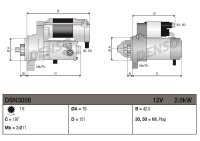 DENSO DSN3058 Starter